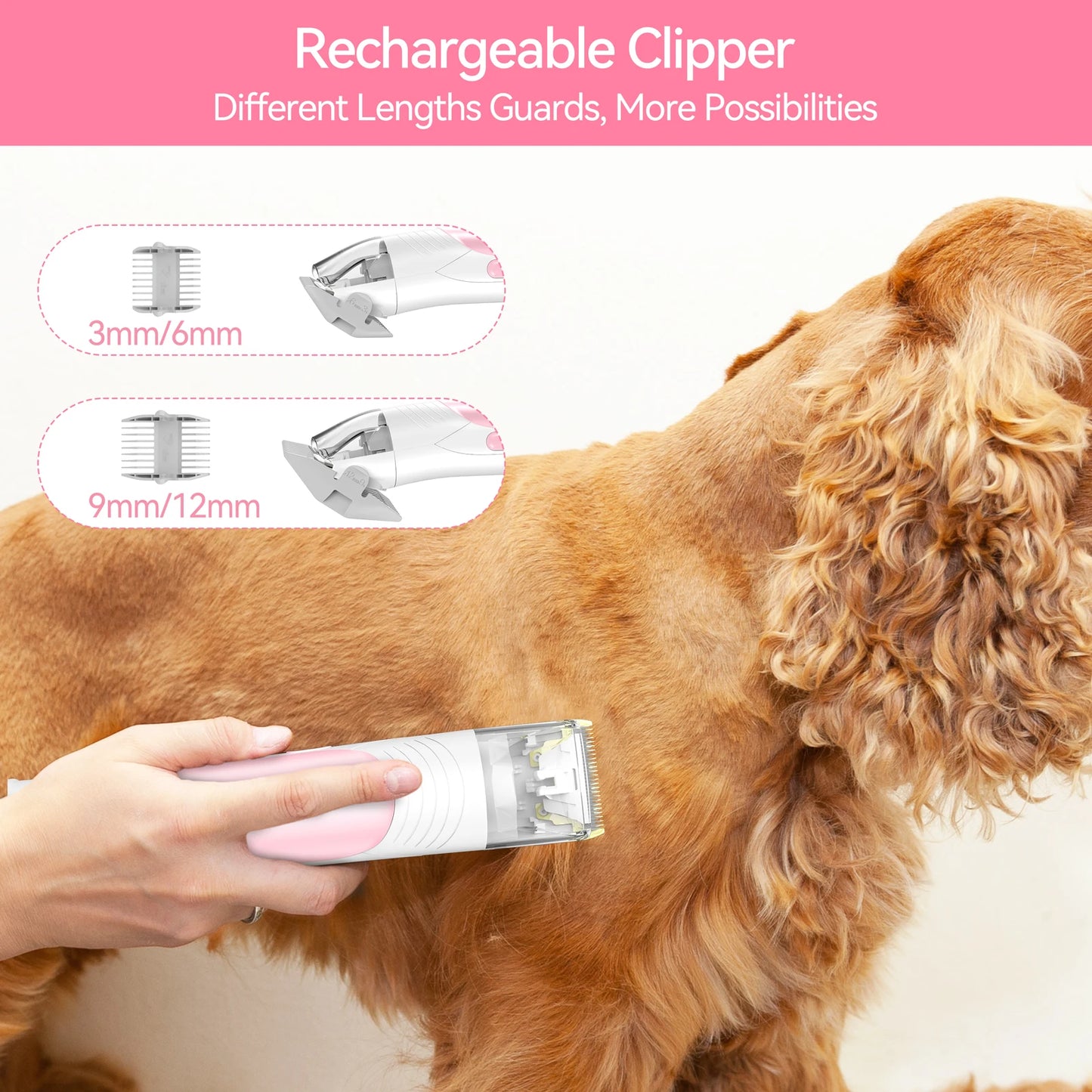 INSE P30 Pet Grooming Kit 5 In 1 Ultra Low Noise Vacuum