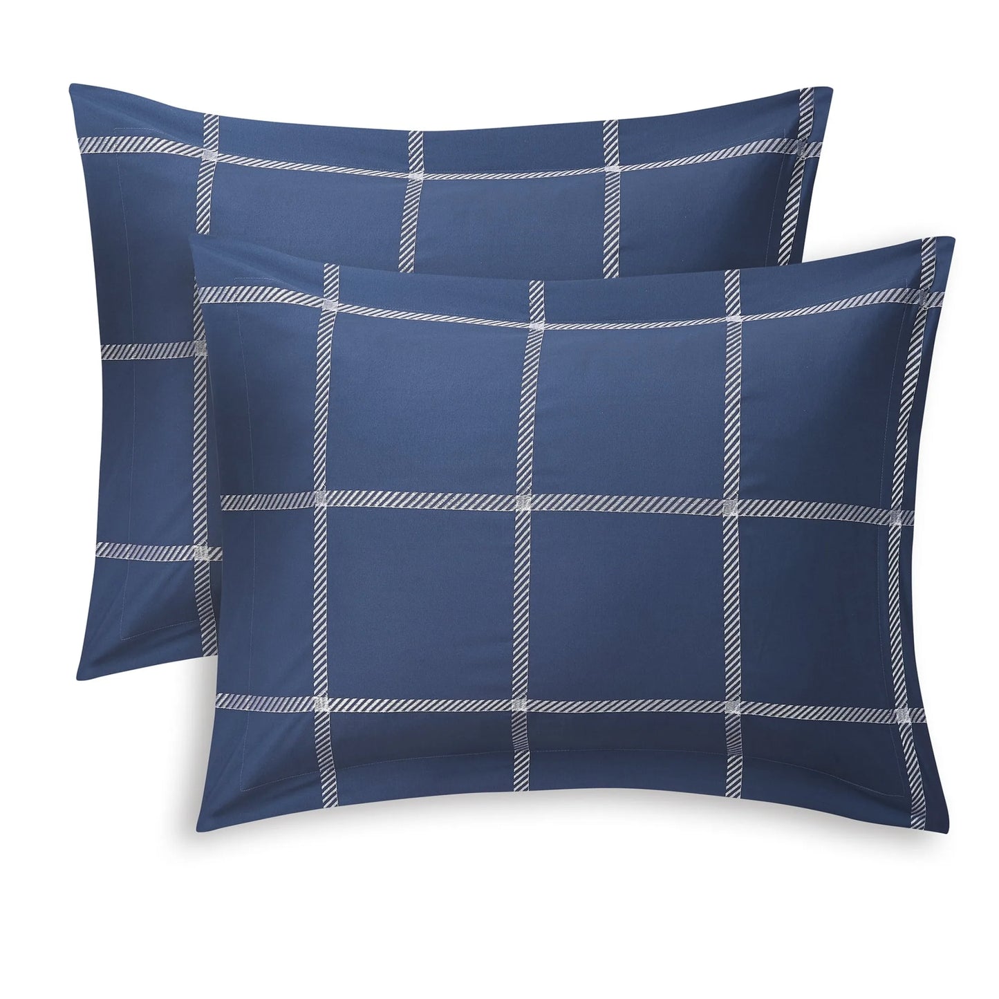 Windowpane Bedding Set Bed In A Bag With Sheets Comforter
