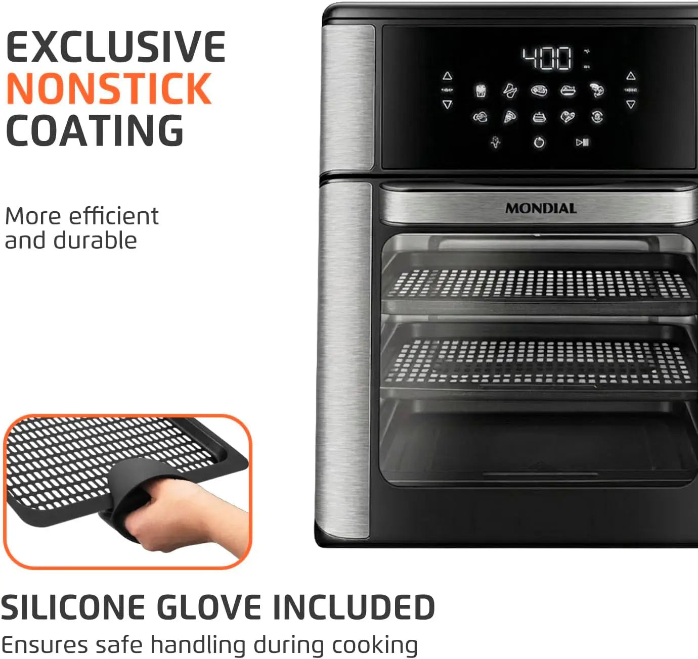 XMSJ Air Fryer Oven 1800W With 12 7 Quart Capacity
