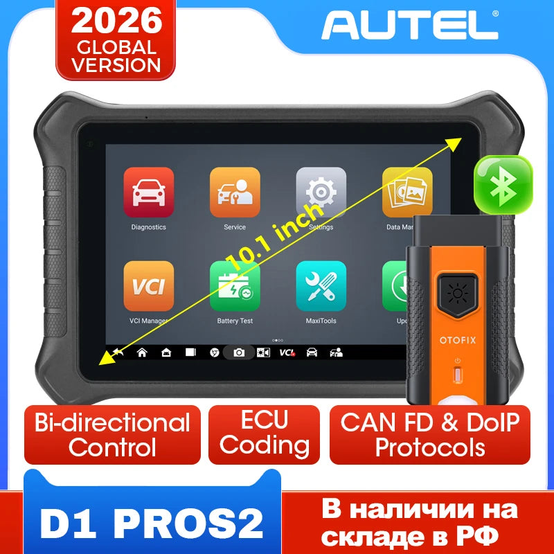 OTOFIX D1 ProS2 Automotive Diagnostic Scanner With ECU Coding