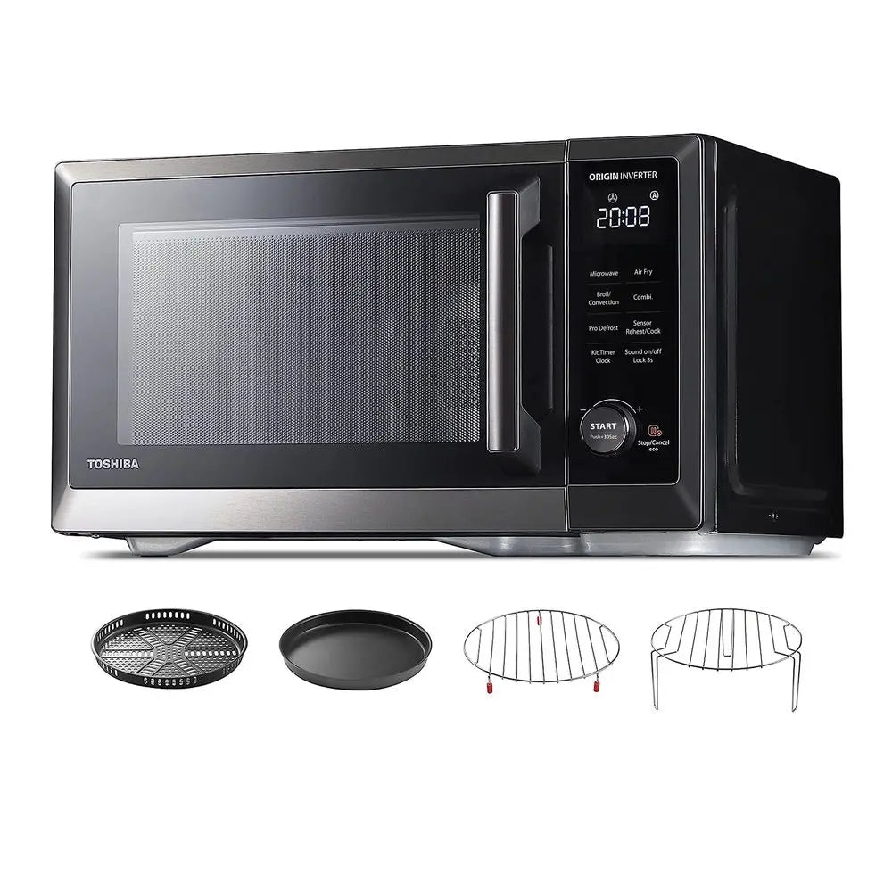 YTYIN Countertop Microwave Oven Air Fryer Combo With Inverter Convection