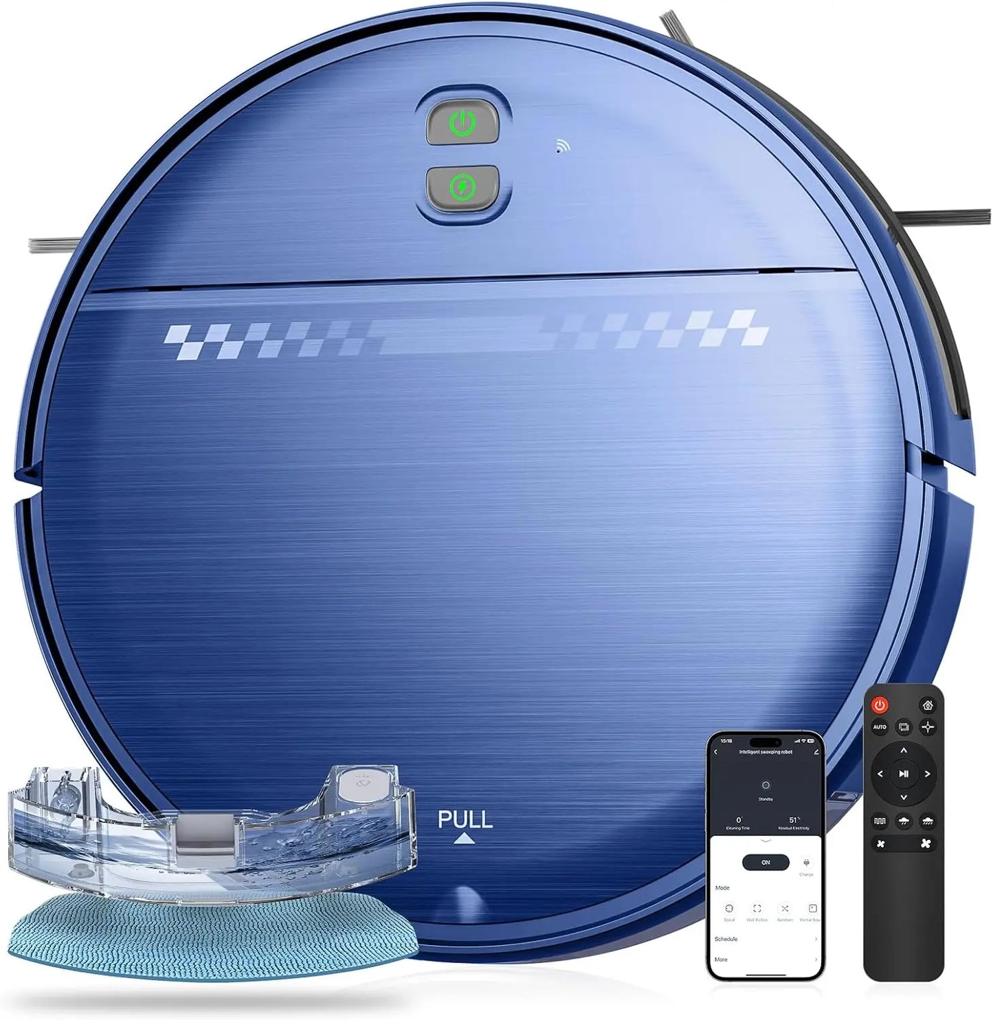 XMSJ 2 In 1 Robot Vacuum Mopping For Hardwood Floors