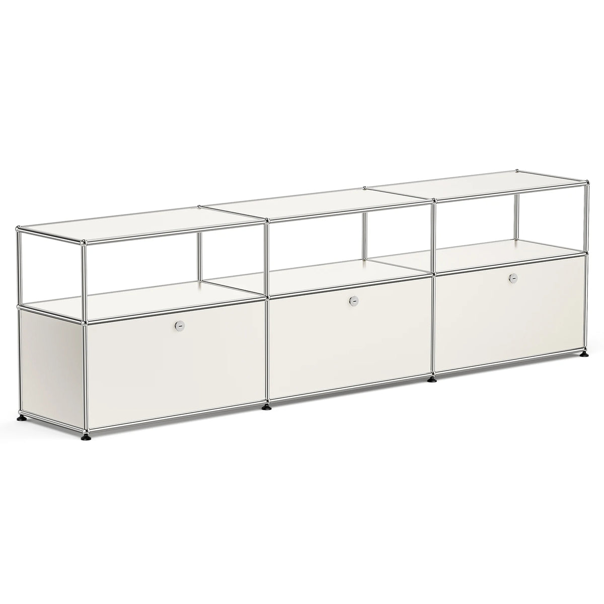 Cottinch Modular TV Cabinet With Drop Doors And Steel Frame