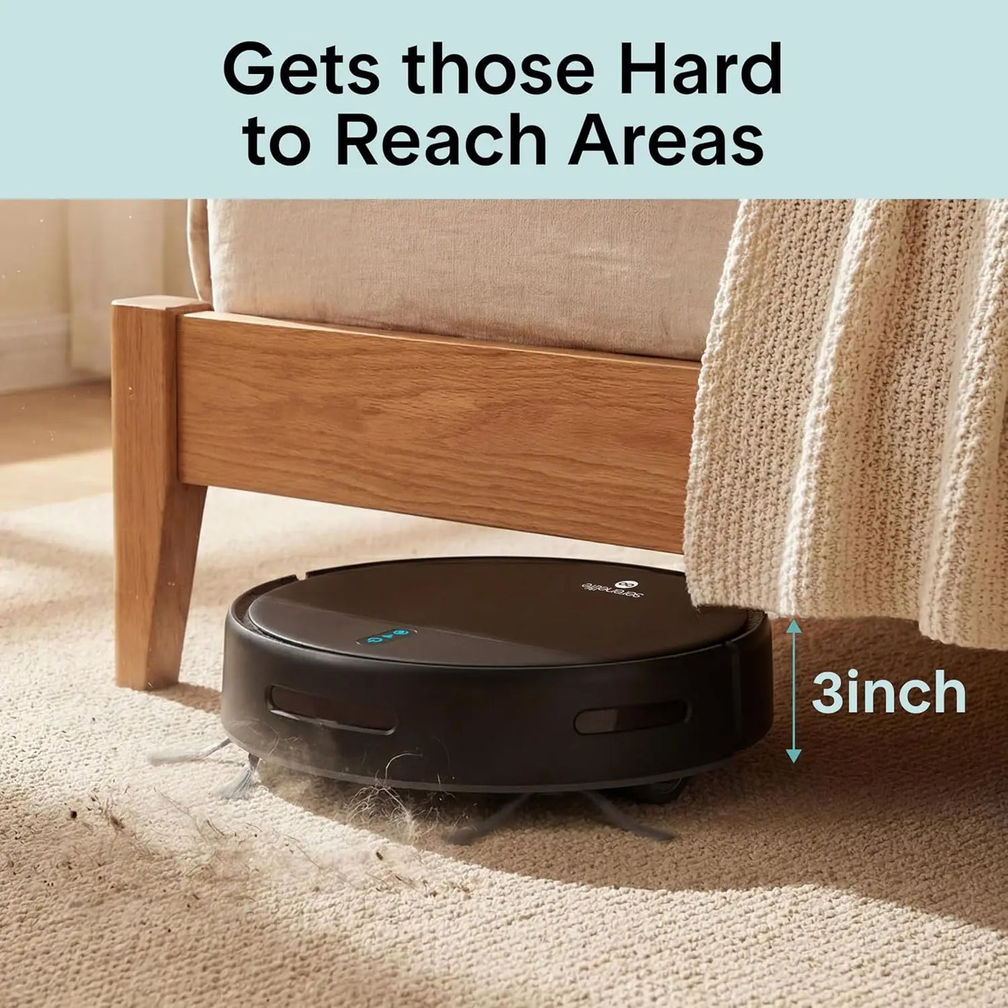 XMSJ Robot Vacuum Cleaner And Mop Combo With App Control