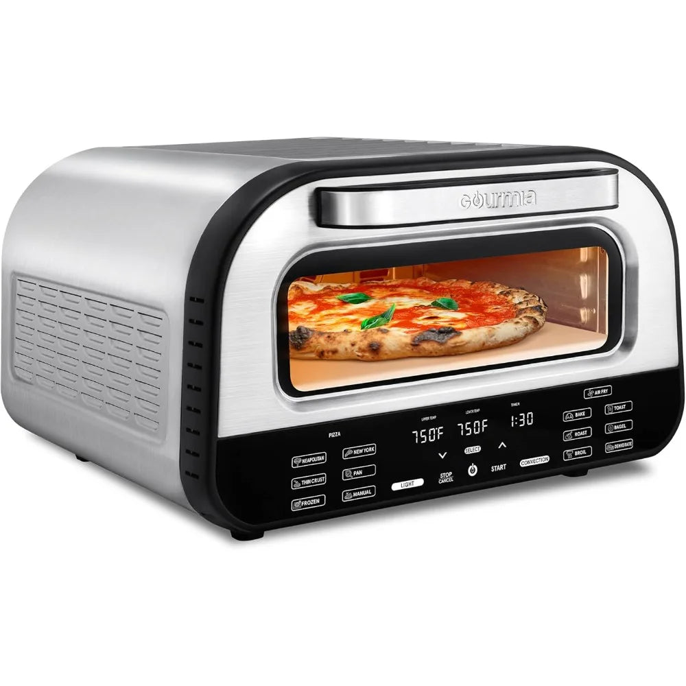Gourmia Indoor Pizza Oven Air Fryer Toaster Countertop Multi Cooker