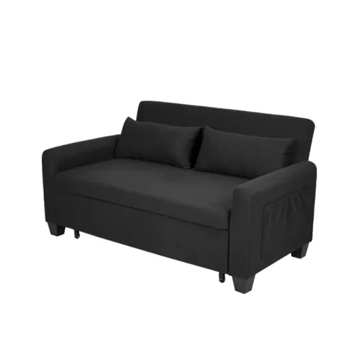 Convertible Sleeper Sofa Bed With Adjustable Backrest And Pockets