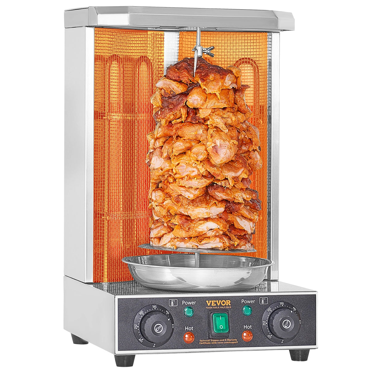 SucceBuy Electric Shawarma Grill Vertical Gyro Rotisserie Cooker