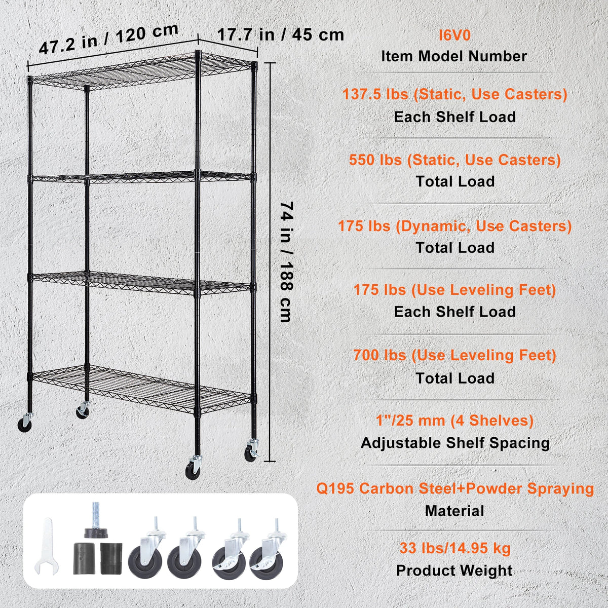 SucceBuy Four Tier Steel Ladder Storage Shelf Bookcase