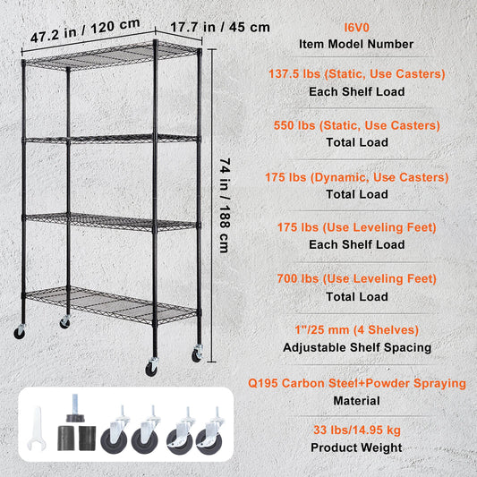 SucceBuy Four Tier Steel Ladder Storage Shelf Bookcase