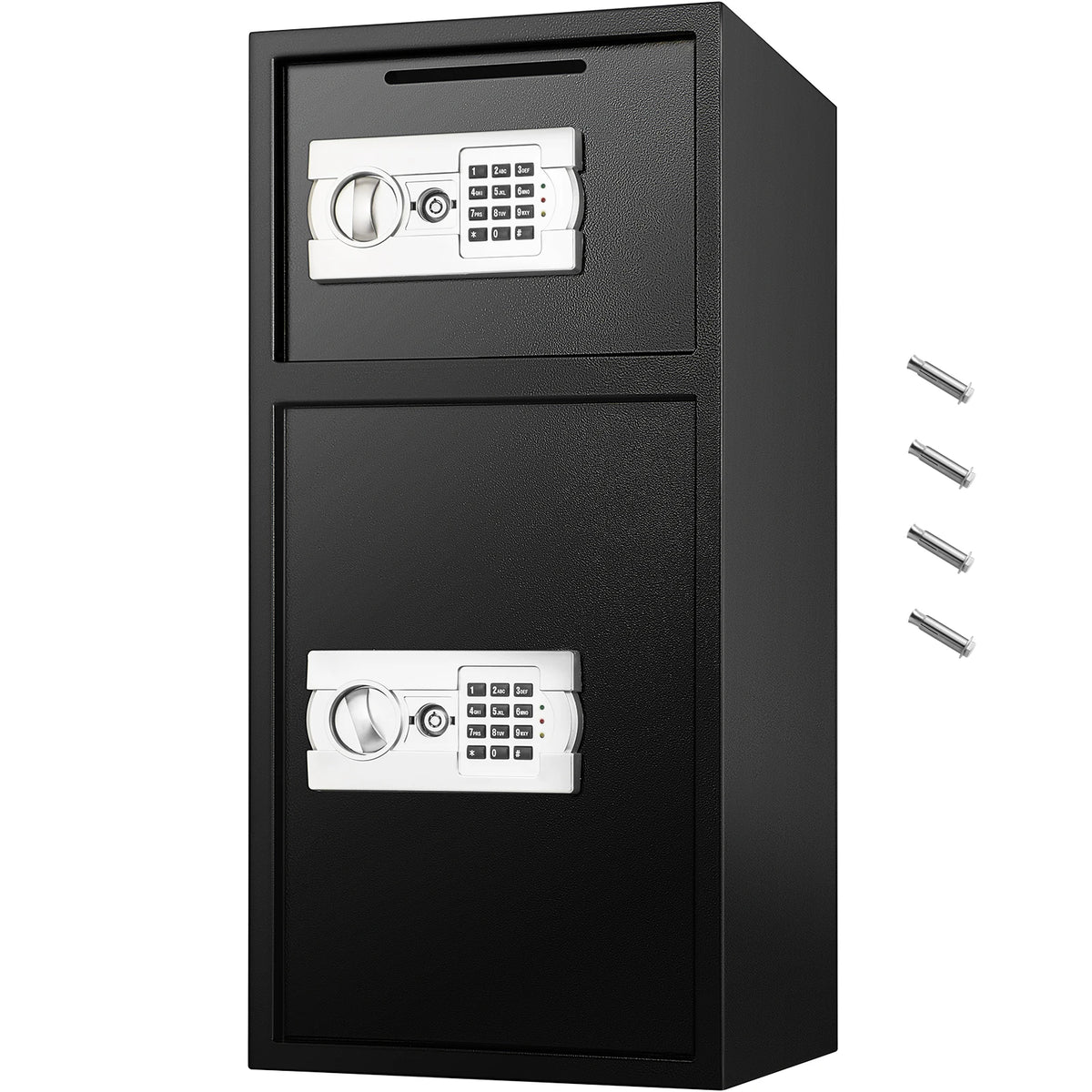 Electronic Steel Double Door Security Safe Featuring Hidden Vault