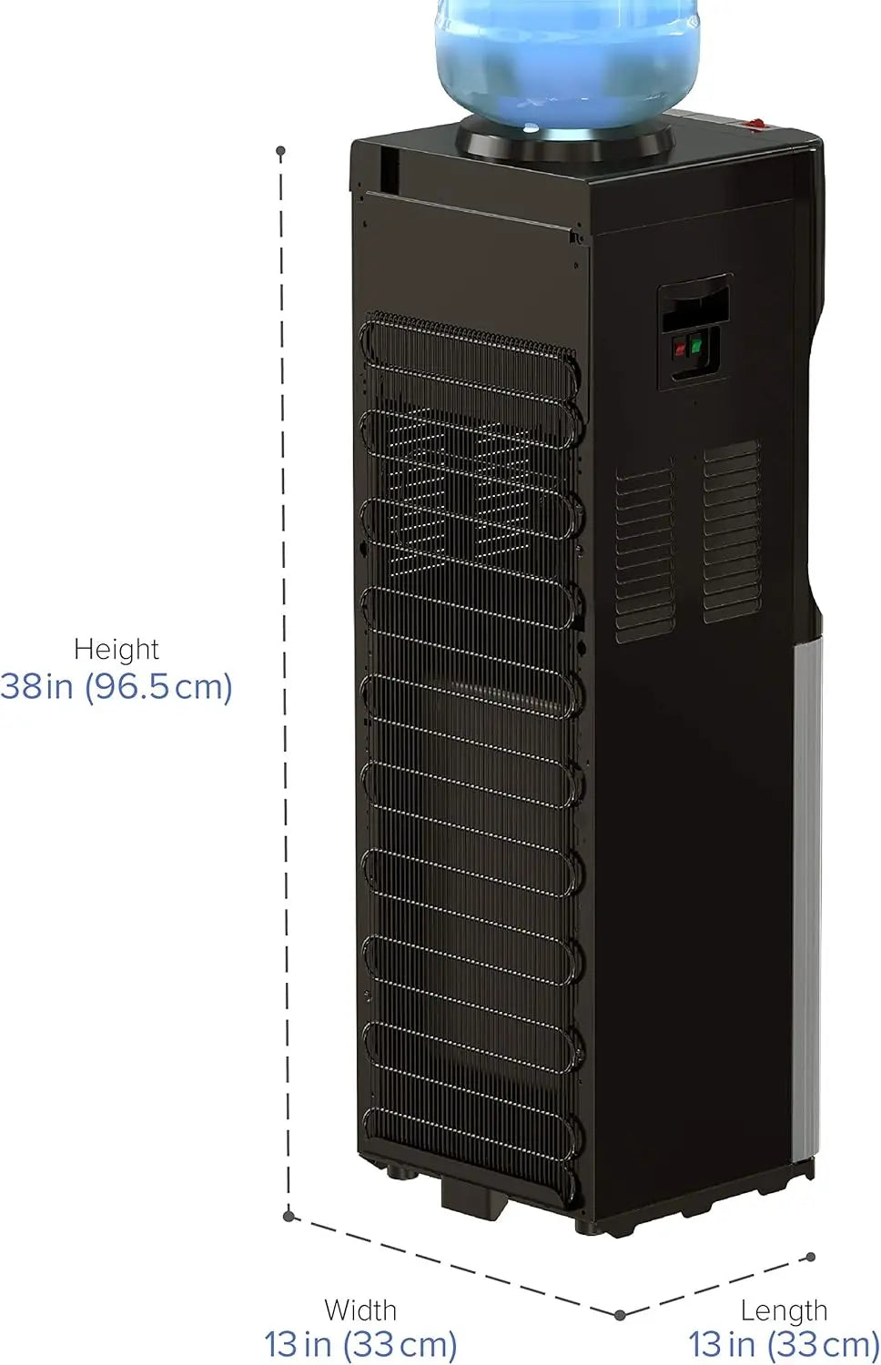 XMSJ Essential Series Top Loading Water Cooler Dispenser Tri Temp Child Lock
