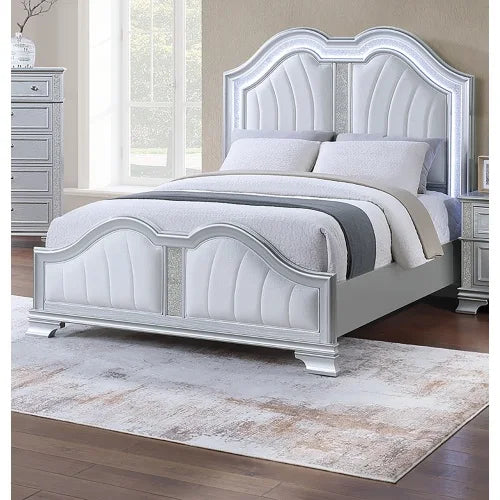 Contemporary Morocco Bed With Built In USB Port Modern Design