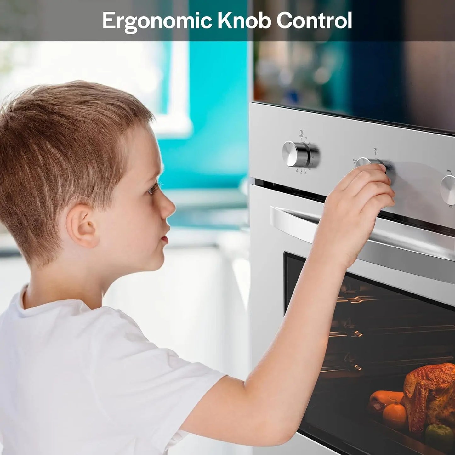 XMSJ Built In LPG Wall Oven With Convection And Rotisserie