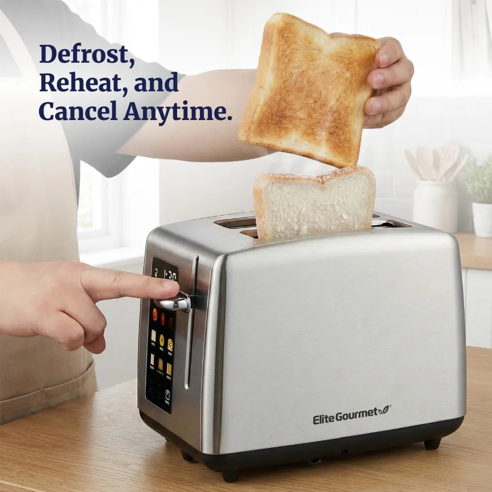 2 Slice Toaster With Digital Countdown And Extra Wide Slots