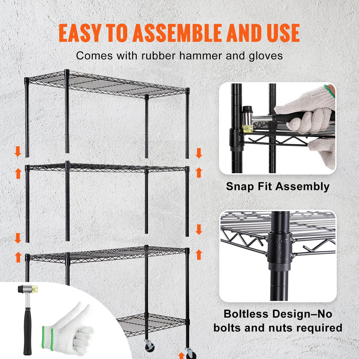 SucceBuy Four Tier Steel Ladder Storage Shelf Bookcase