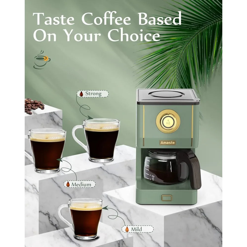 Amaste Drip Coffee Maker Coffee Machine with Adjustable Brew Strength