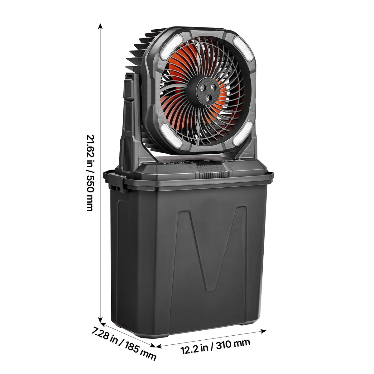 SucceBuy Portable Misting Fan With Rechargeable Battery And Remote Control