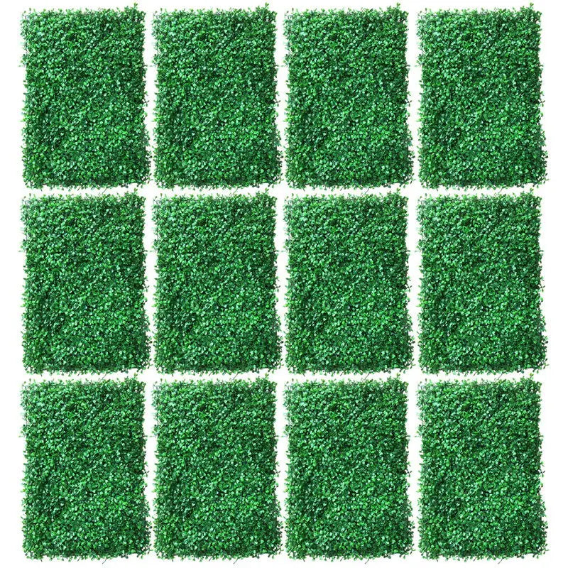 Boxwood Hedge Screen 12Pcs Privacy Fence Panels Outdoor Garden
