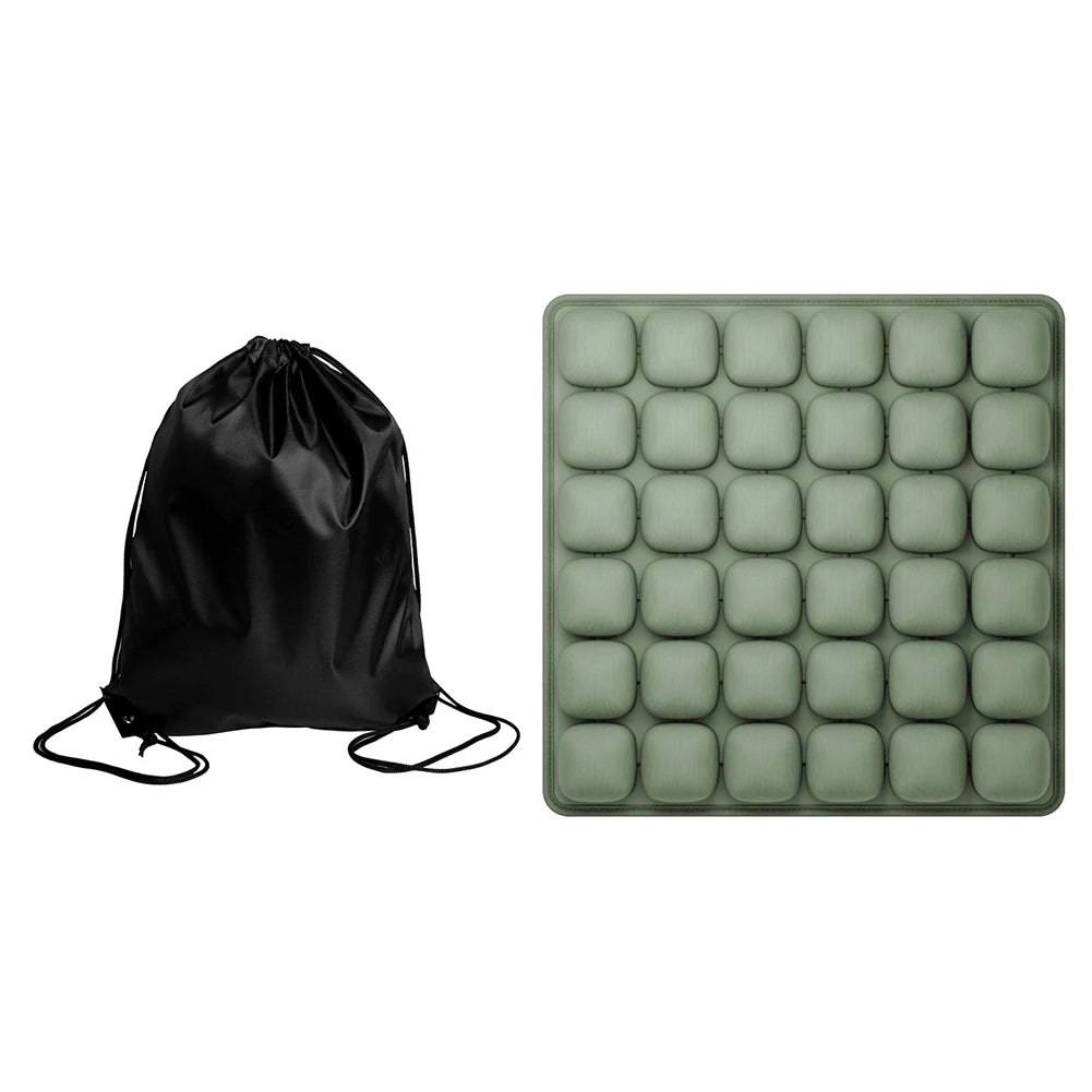 Inflatable Seat Cushion With Storage Bag 3D Air For Office Chair And Wheelchair