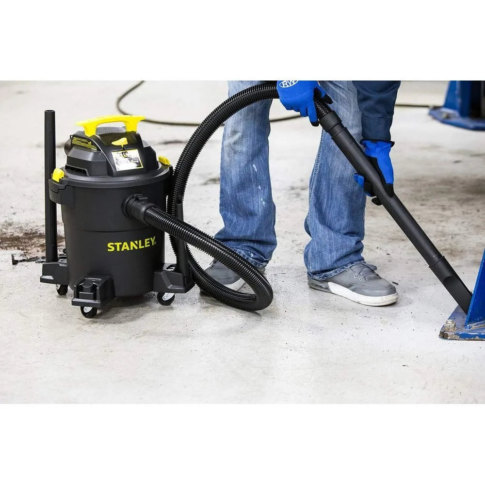 Stanley Wet Dry Vacuum Cleaner 4 HP Power For Garage And Home