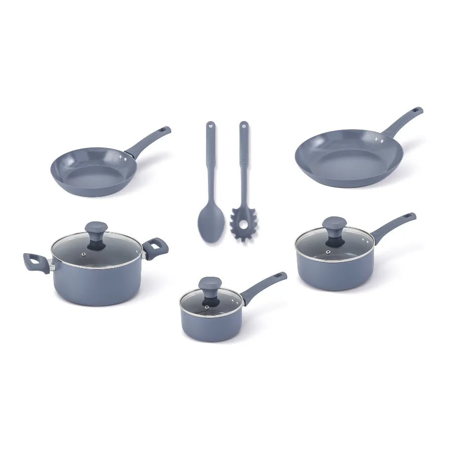 Elements By Thyme & Table Ceramic Non-Stick Cookware Set