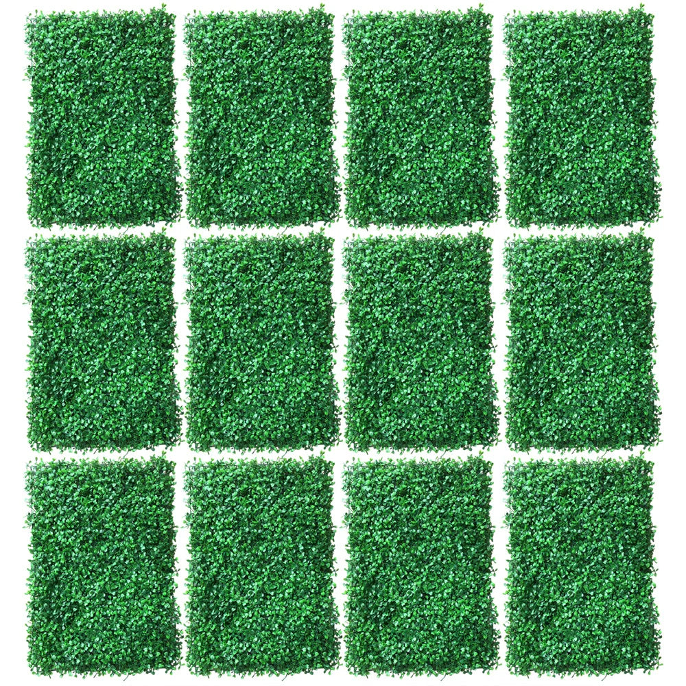 Artificial Boxwood Hedge Panels Privacy Fence Outdoor Garden Decor