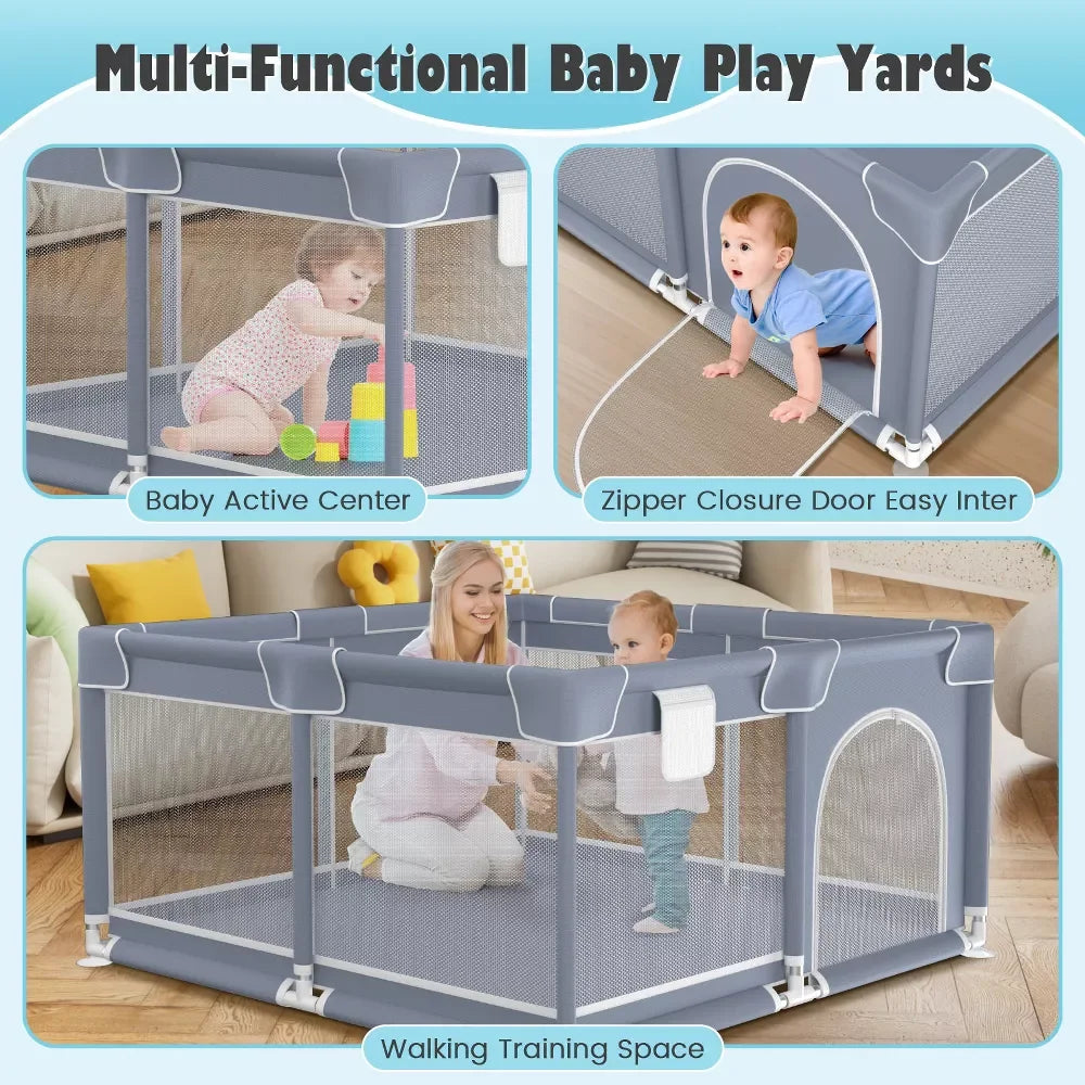 360 Degree Baby Playpen Fence Playground Ages 0 To 6