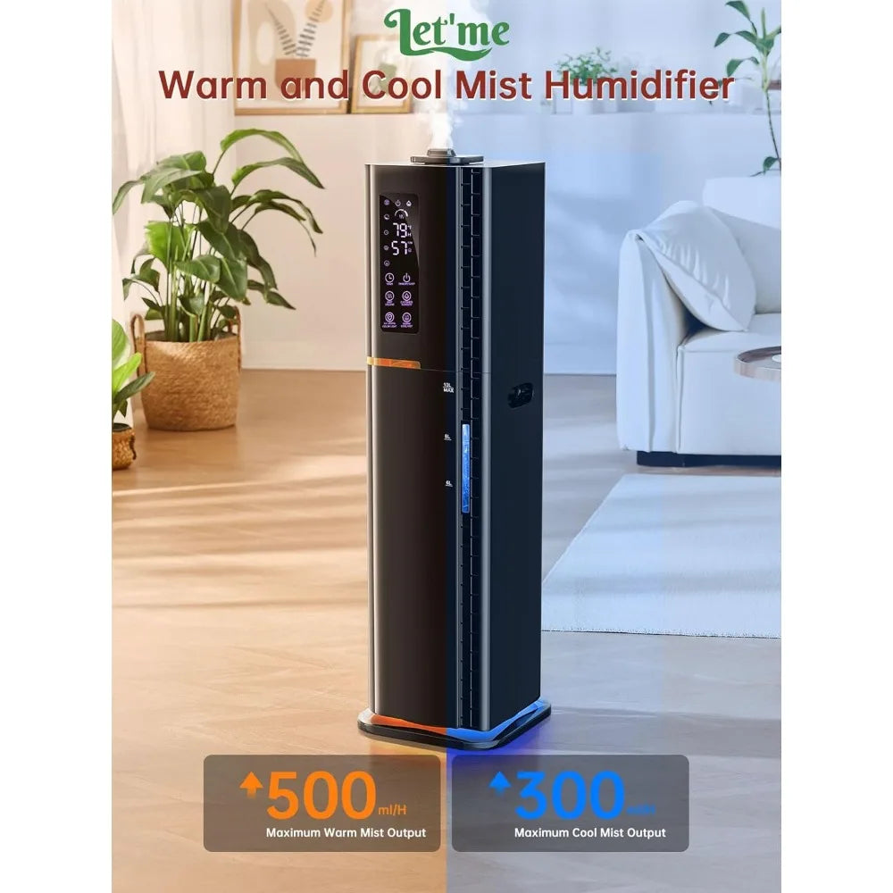 XMSJ Humidifier For Bedroom With Top Fill Aroma Diffuser And Sleep Mode