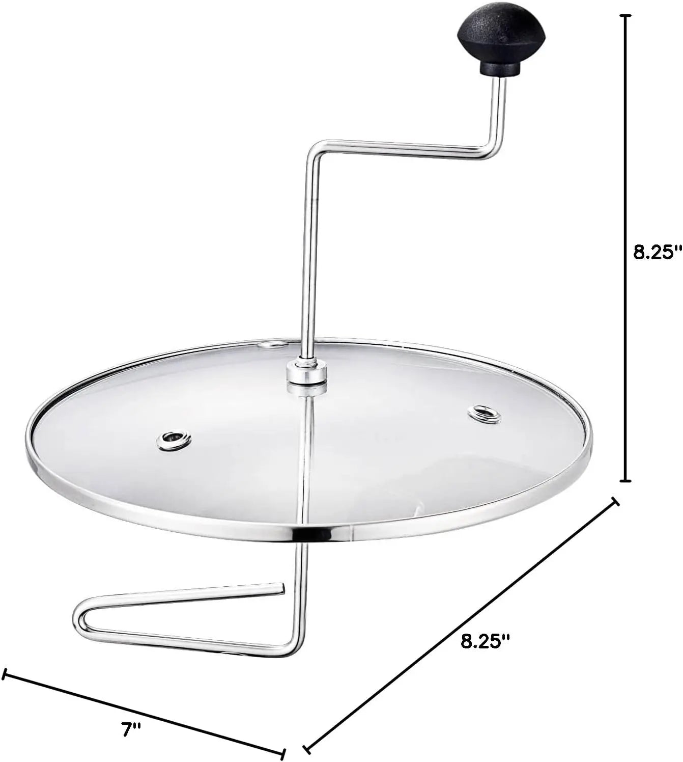 XMSJ Manual Stovetop Popcorn Popper Stainless Steel With Stirring Rod