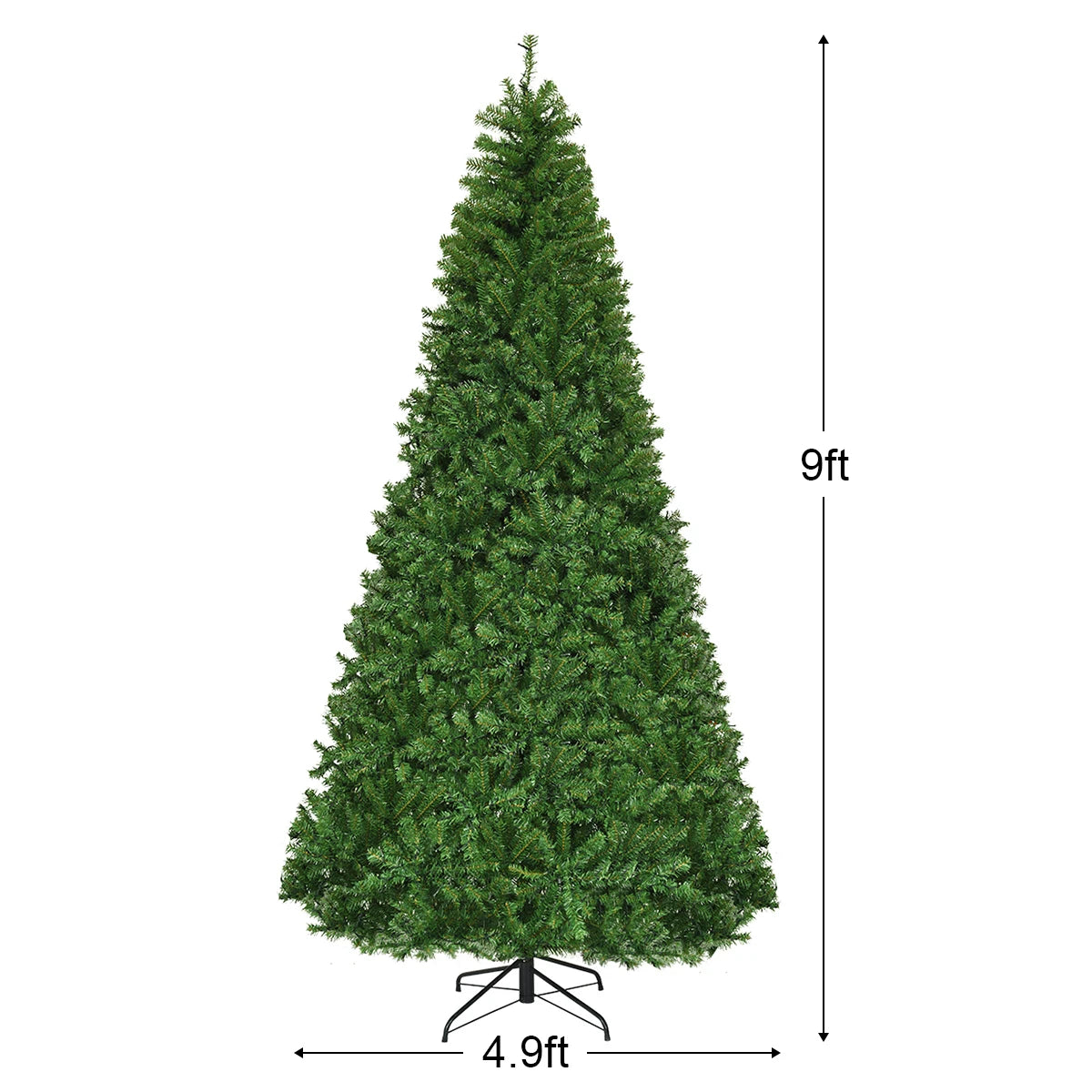 MULTIGOT Pre Lit Artificial Christmas Tree With 1000 LED Lights