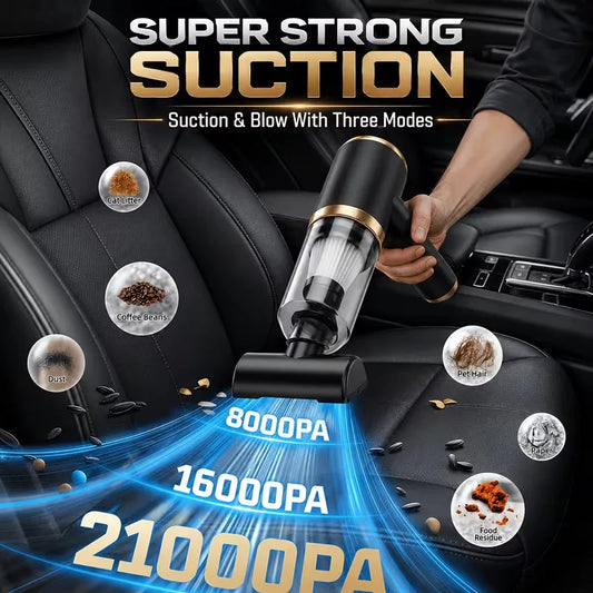 Vacuum Cleaner and Air Blower for Car and Computer Cleaning