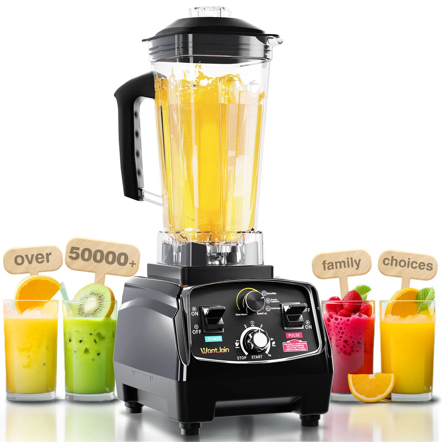 WantJoin Professional Blender 1800W High Power For Home And Commercial