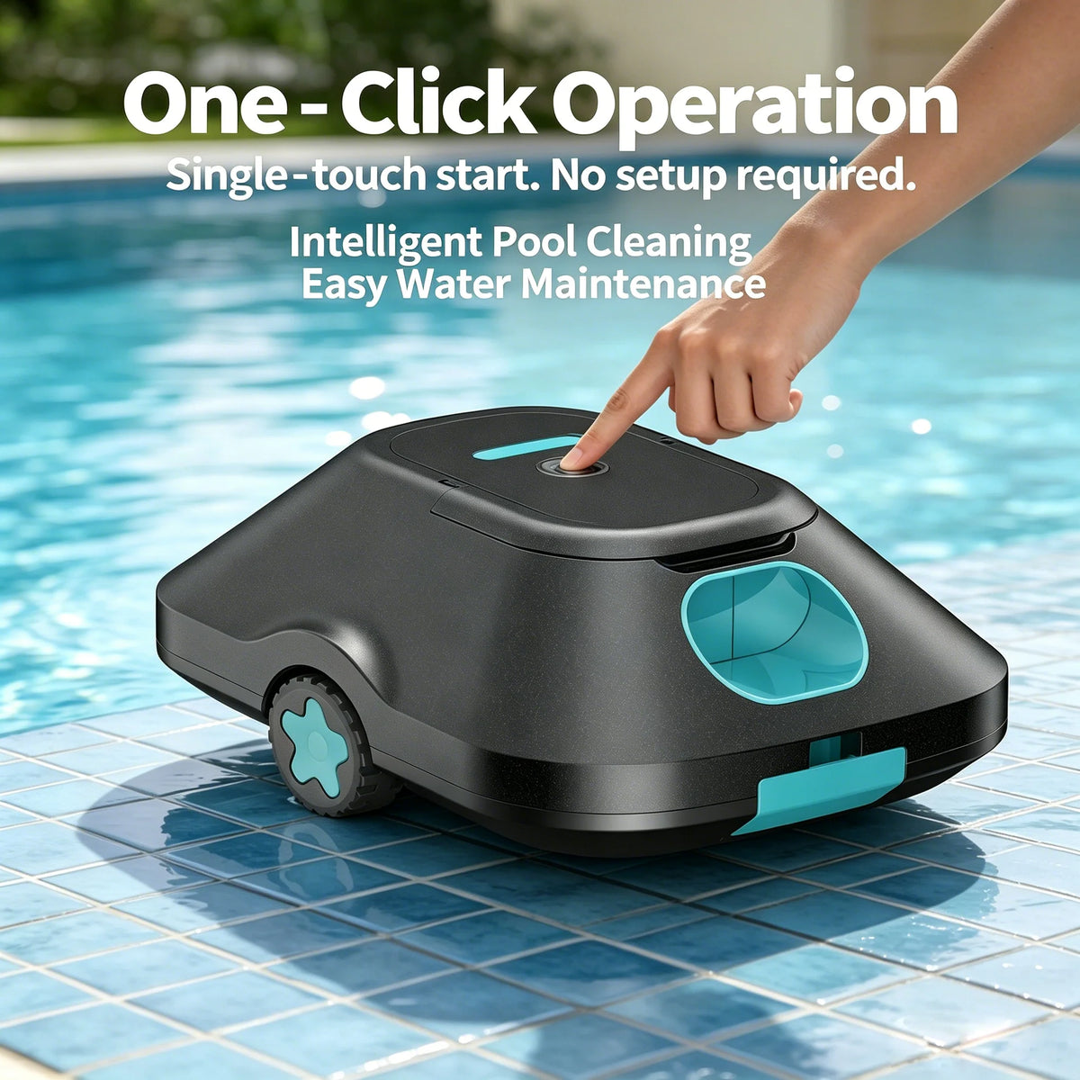 Vastorm Automatic Robotic Pool Cleaner With Smart Navigation