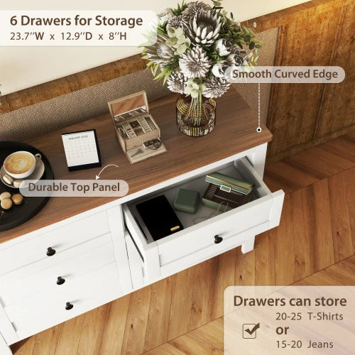 Farmhouse 3-Piece Bedroom Set With Platform Bed Storage Nightstand Dresser