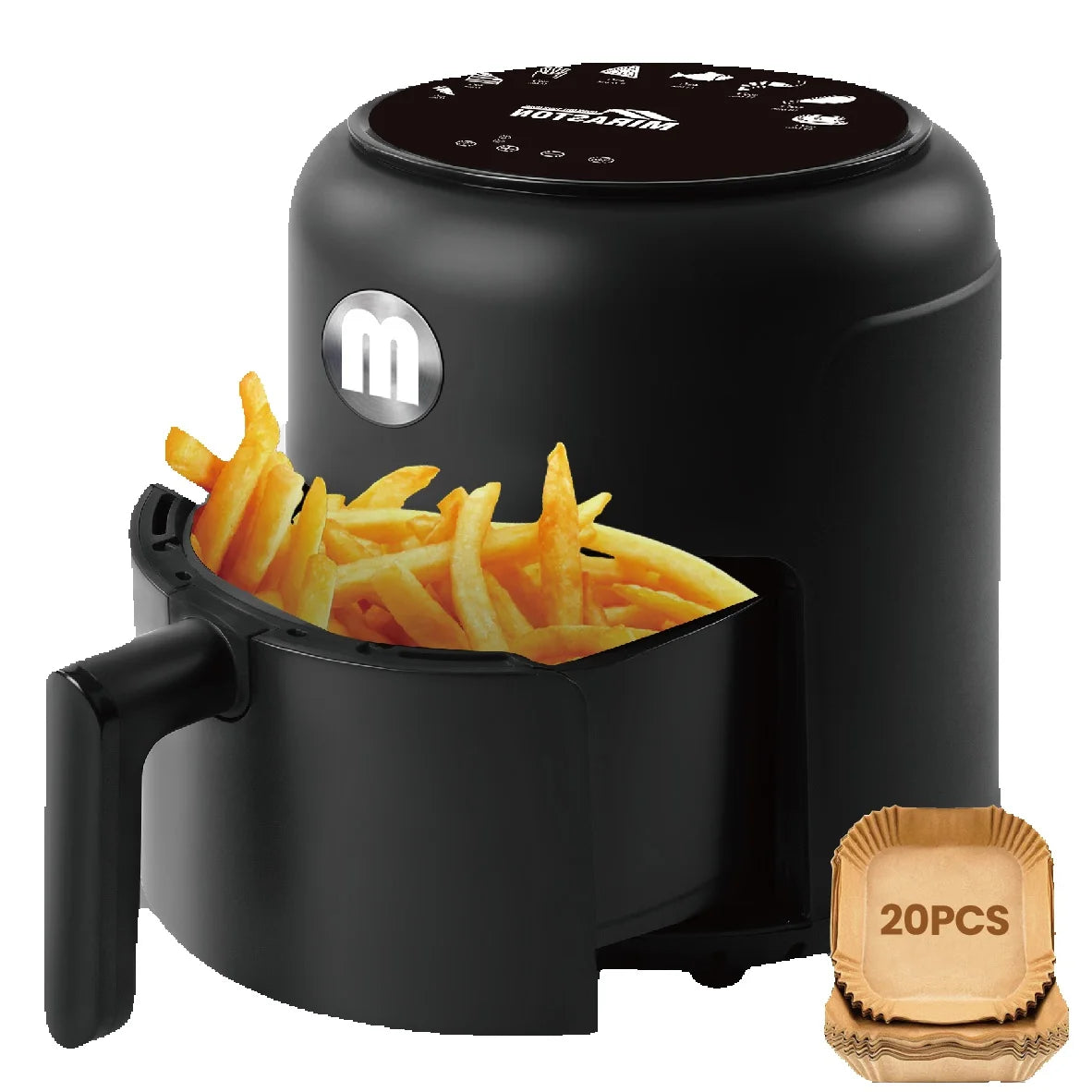 MIRASTON Digital Air Fryer with Nonstick Dishwasher Safe Basket