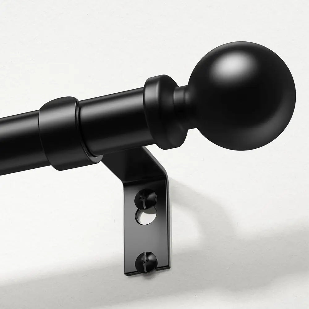 Heavy Adjustable Metal Curtain Rod For Decorative Window Treatment