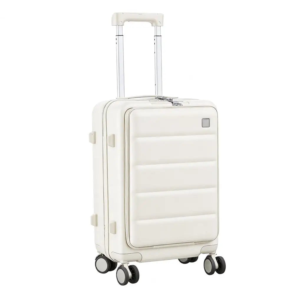 SANWOOD Carry-On Spinner Luggage With Laptop Pocket And TSA Lock