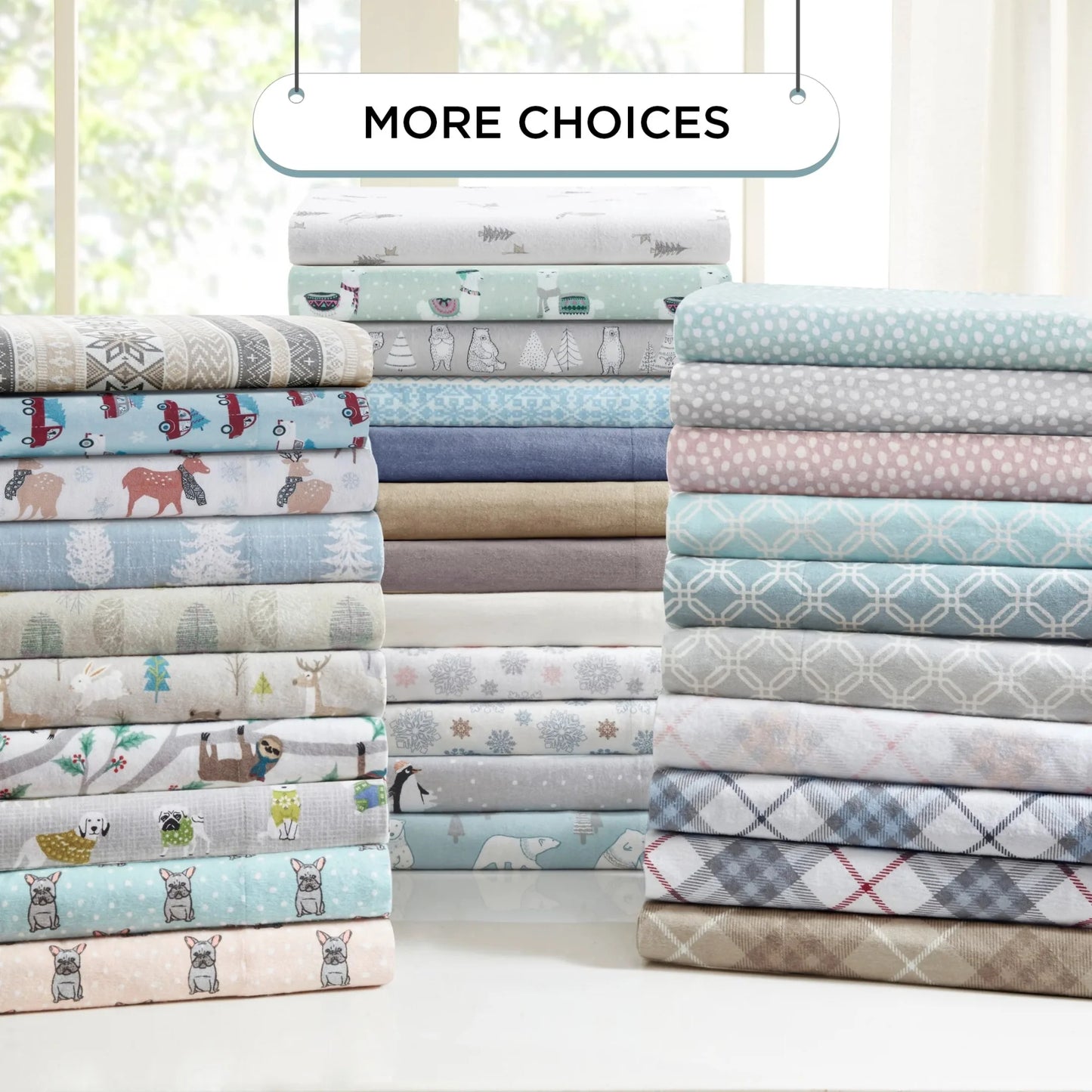 100 Percent Cotton Flannel Sheet Set 4 Piece With Deep Pockets