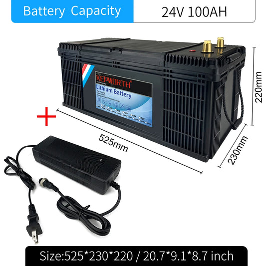 KEPWORTH Lithium Iron Phosphate Battery With Built In BMS