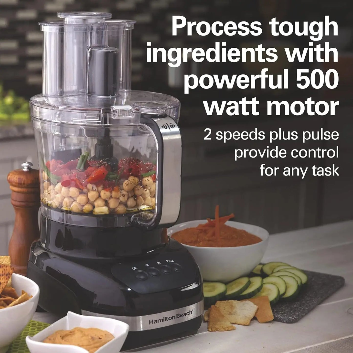 XMSJ Big Mouth Duo Plus Food Processor And Vegetable Chopper