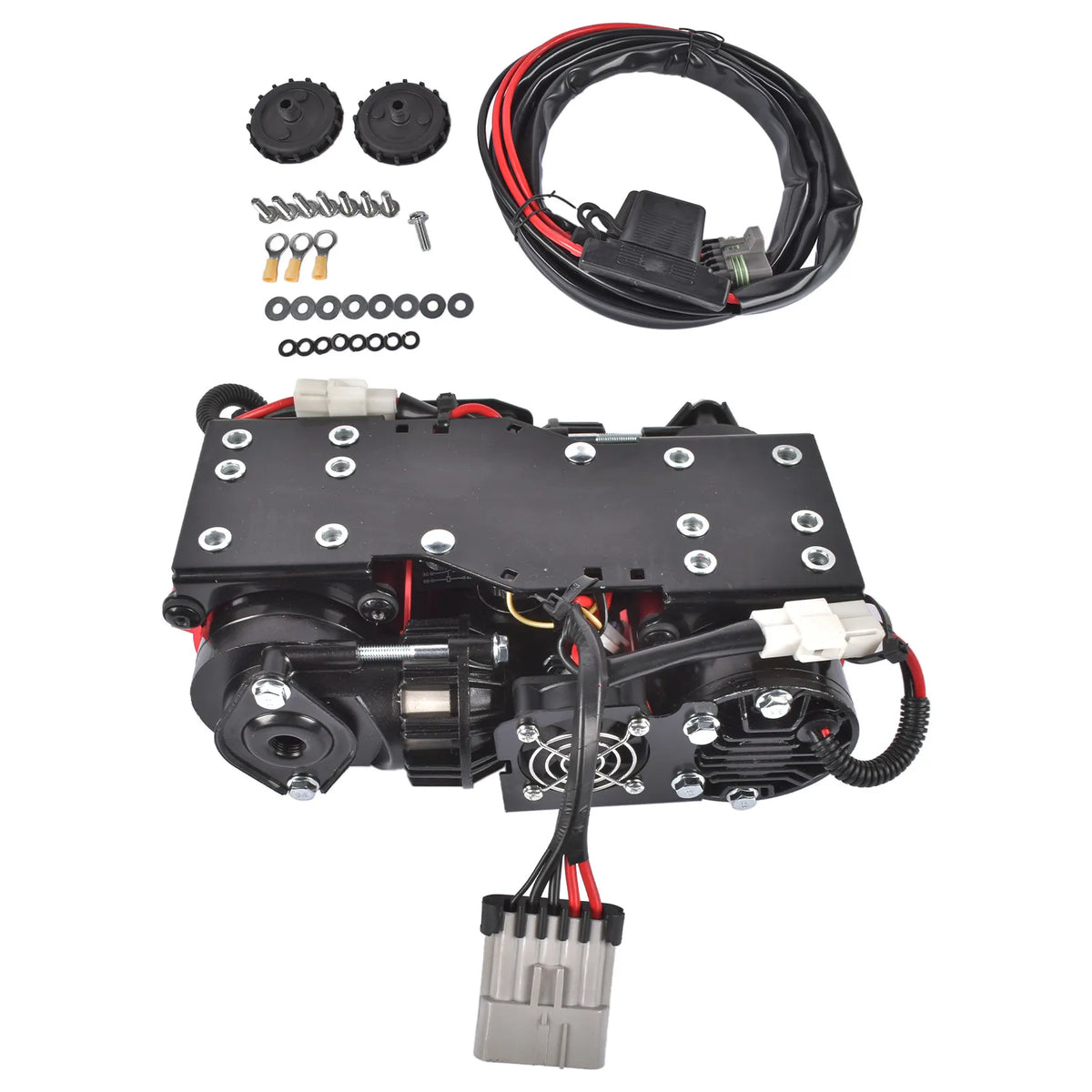 Twin Air Compressor For Inflating Tires On Rvs