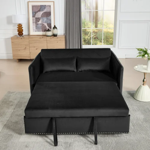 3 In 1 Convertible Sleeper Futon Sofa Bed Loveseat