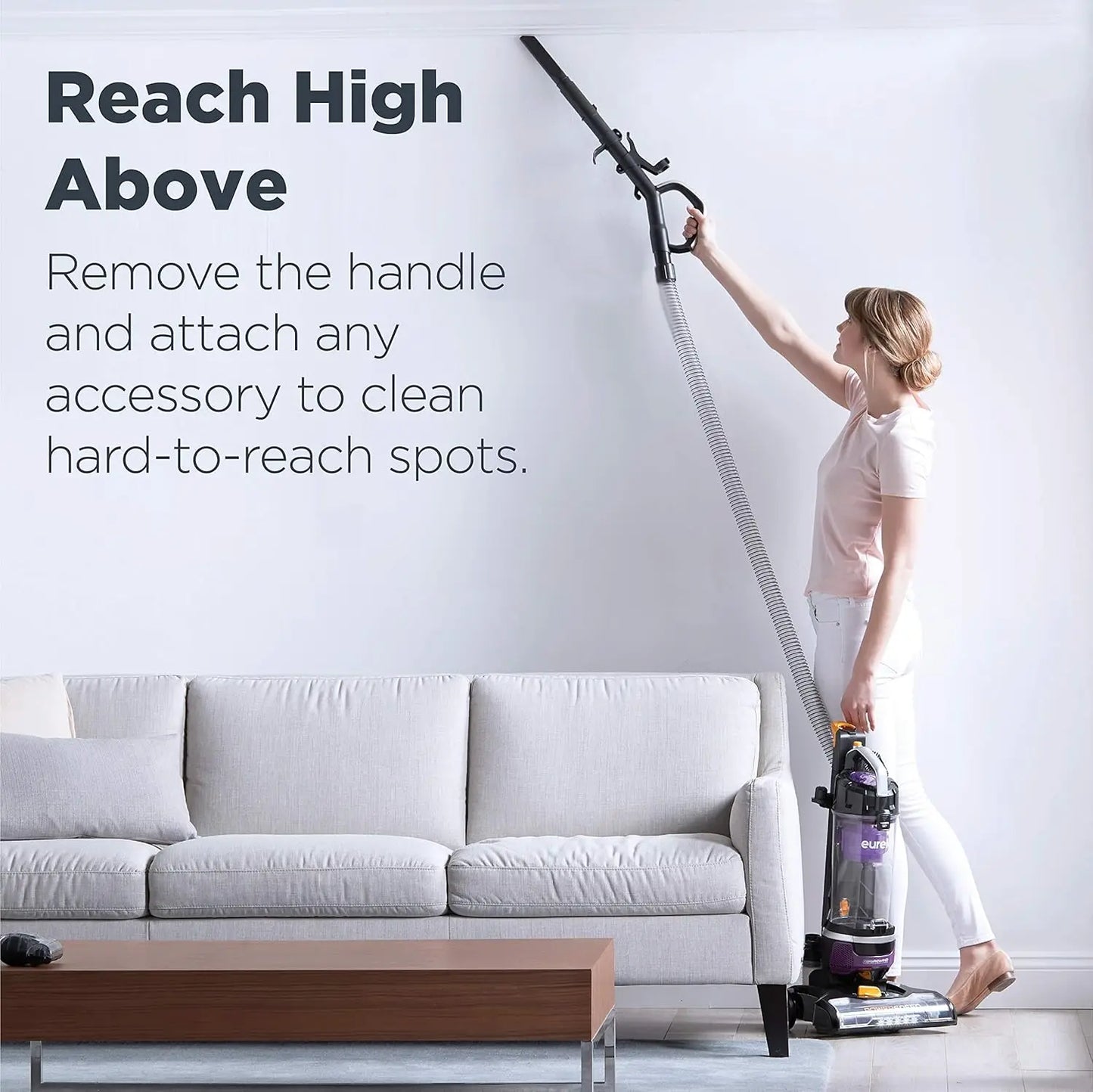 XMSJ PowerSpeed NEU202 Upright Vacuum Cleaner Lightweight Cord Rewind