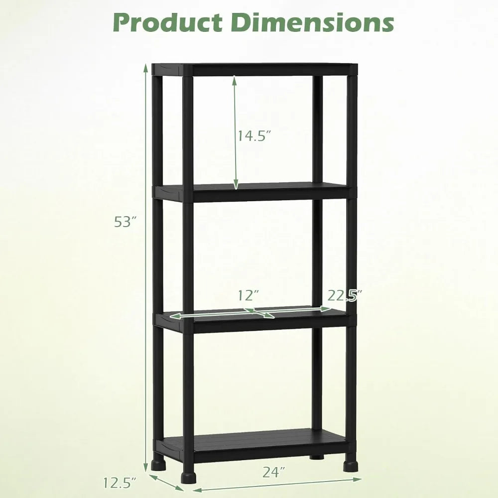 Giantex Heavy Duty Freestanding Storage Shelf Organizer Rack