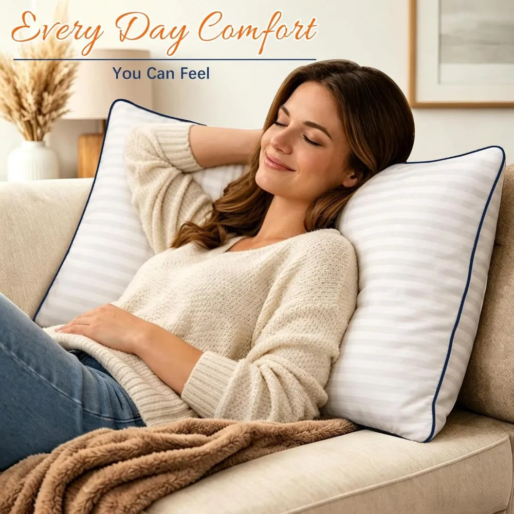 NBVCX Pillow Inserts Set of 2 Down Alternative Cushions