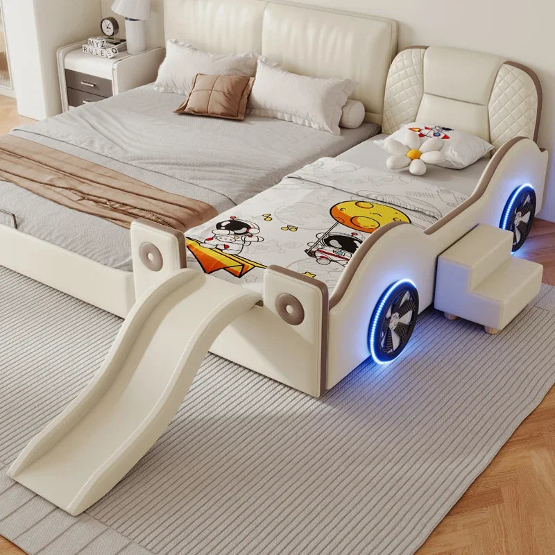 Toddler Bed Modern Luxury Design For Children Space Saving Mattress
