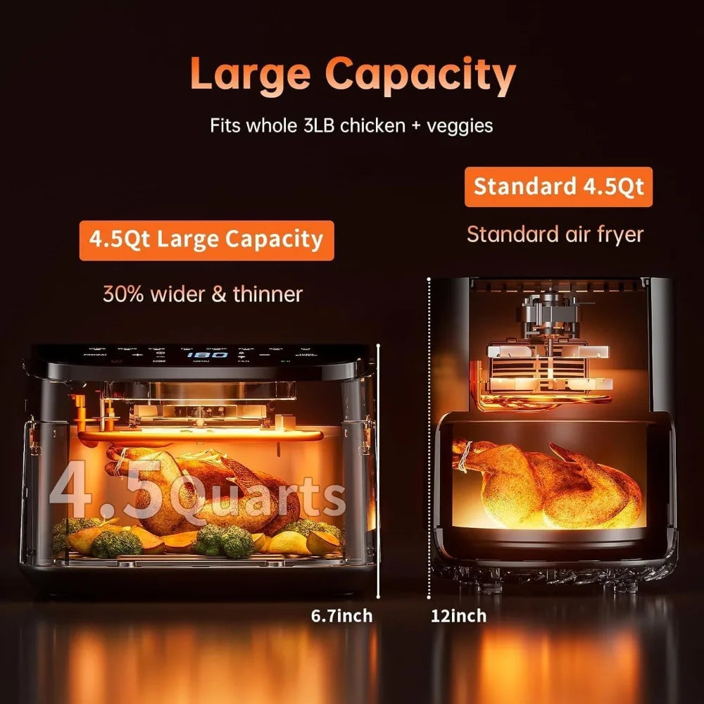 XMSJ Air Fryer Eight In 1 With DC Motor PremiumQuality