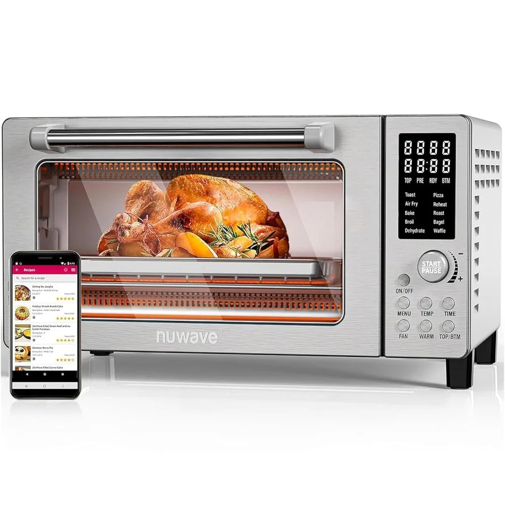 Nuwave Bravo Air Fryer Toaster Smart Oven Ten In One