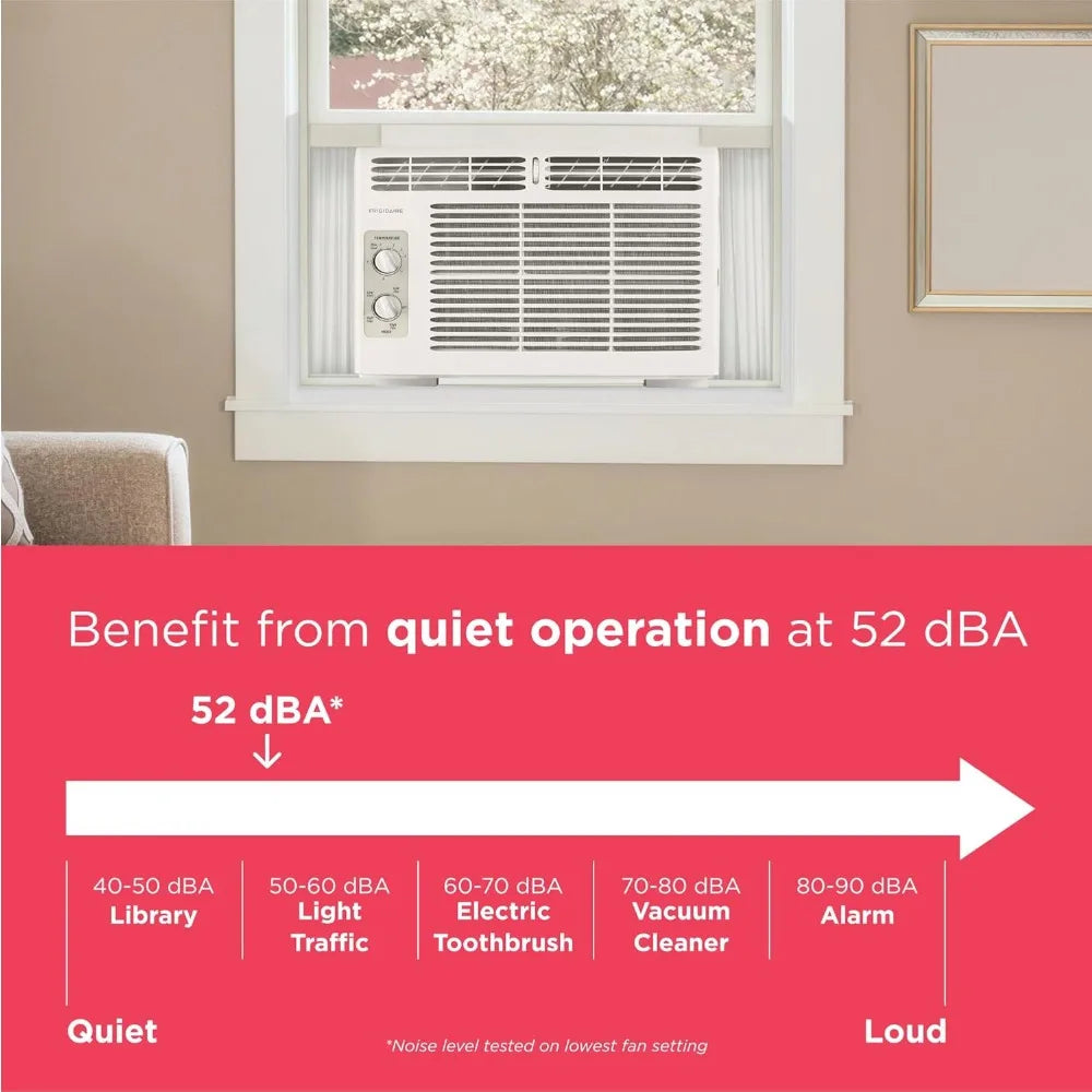 Frigidaire 5000 BTU Window Air Conditioner With Quiet Operation