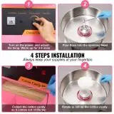 SucceBuy Electric Cotton Candy Machine Stainless Steel Floss Maker